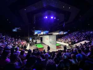View of World Snooker Championships  from Seat Block RED at Crucible Theatre