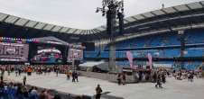 View of Spice Girls from Seat Block 122 at Etihad Stadium Manchester