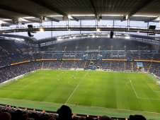 View of 3rd round F.A Cup from Seat Block 304 at Etihad Stadium Manchester