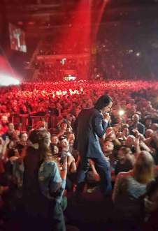 View of Nick Cave and the Bad Seeds from Seat Block at Motorpoint Arena Nottingham