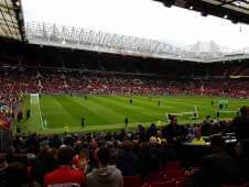 View of  from Seat Block 121 at Old Trafford