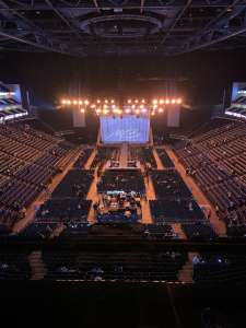 View of Michael Buble  from Seat Block at The O2 Arena