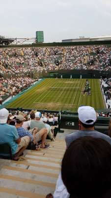 View of Wimbledon from Seat Block 43 at Wimbledon - No.1 Court