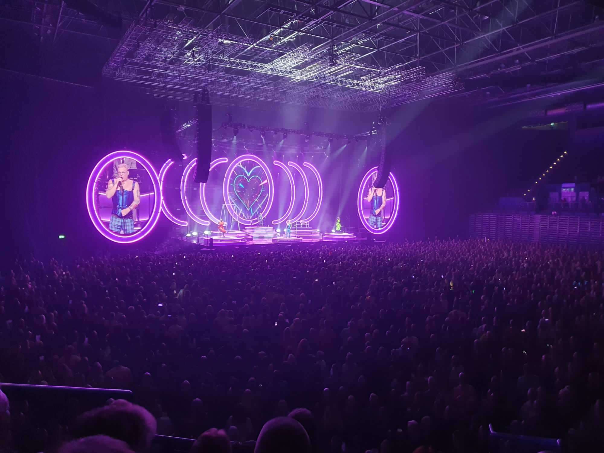 View of Erasure  at Utilita Arena Birmingham from Seat Block 8