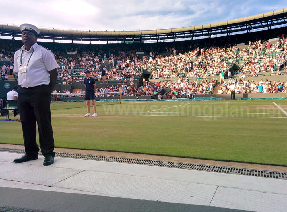 View of Wimbledon - Monsil/Simon at Wimbledon - No.1 Court from Seat Block 26