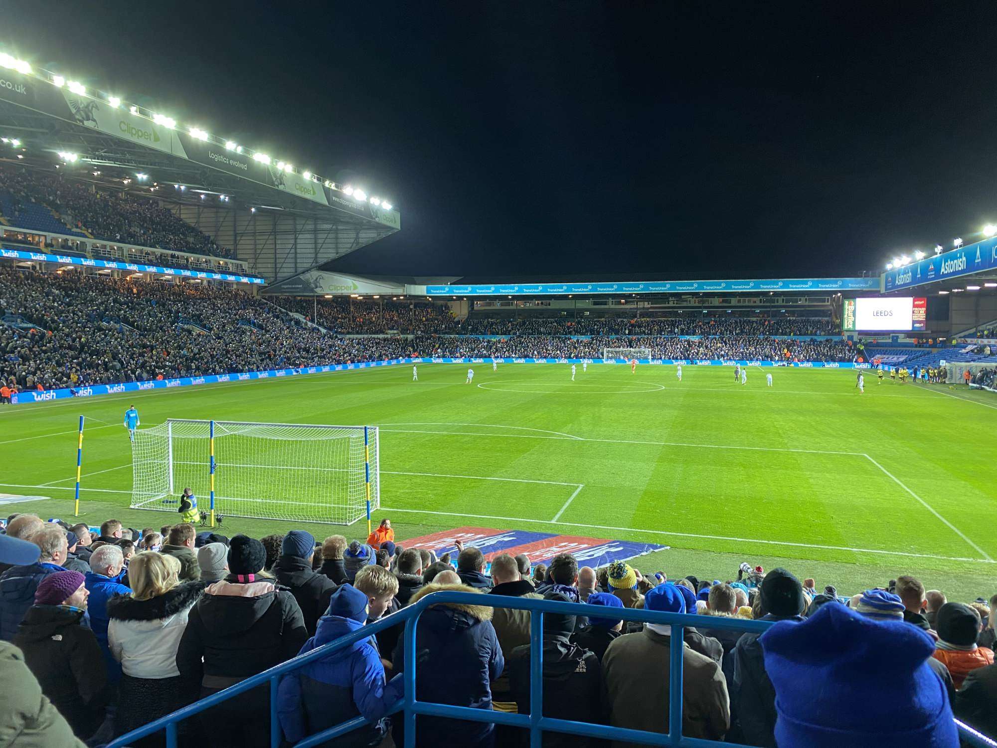 View of  Elland Road from Seat Block N11