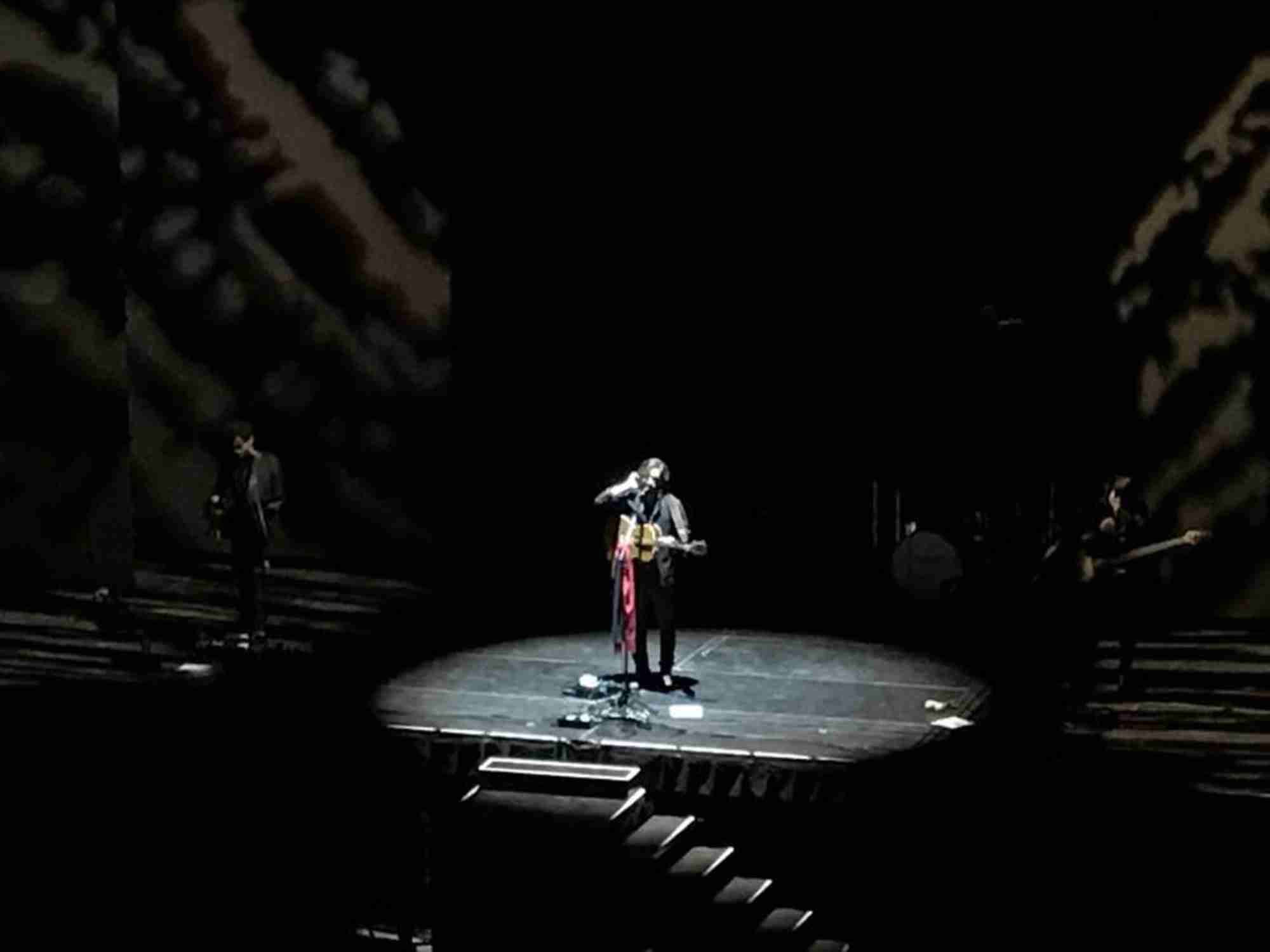 View of John Legend at First Direct Arena from Seat Block 106