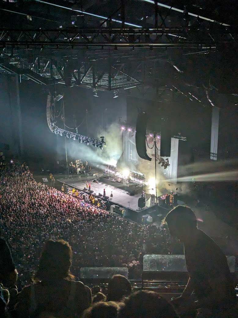 View of Tenacious D: The Spicy Meatball Tour at First Direct Arena from Seat Block 331, Row S, Seat 26