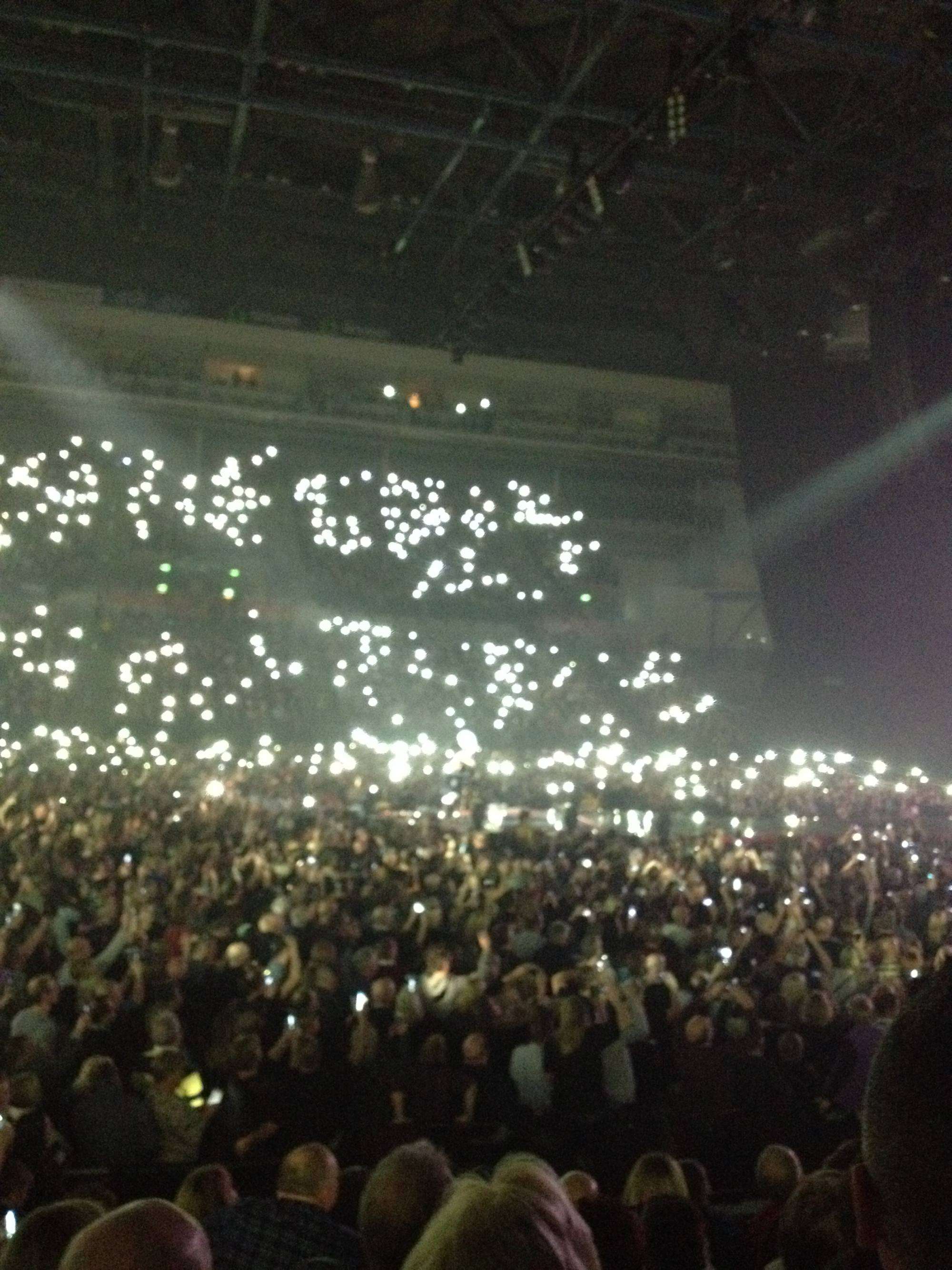 View of Adam Lambert and Queen  at Utilita Arena Sheffield from Seat Block 118