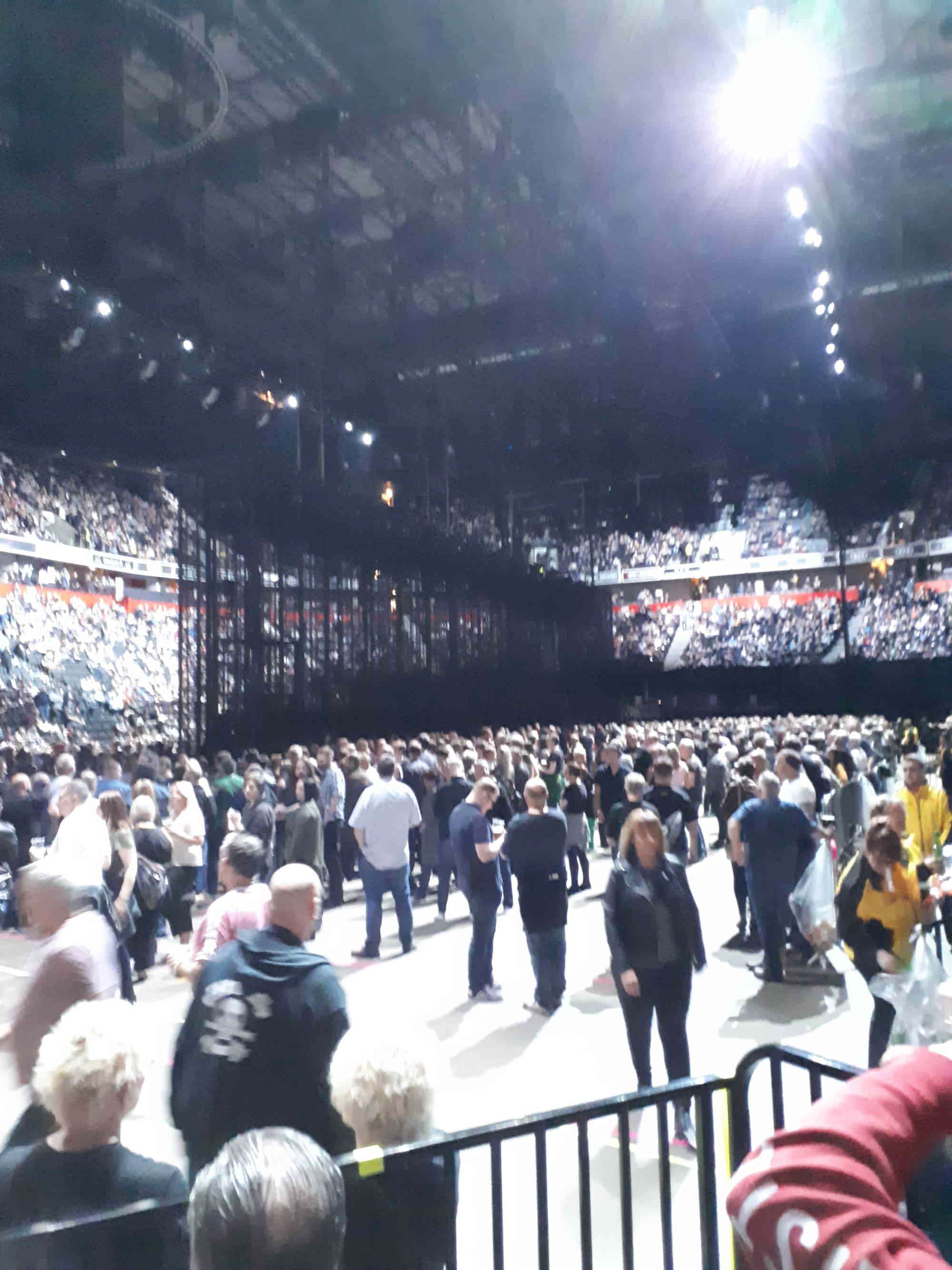 View of U2 at Manchester Arena from Seat Block 111