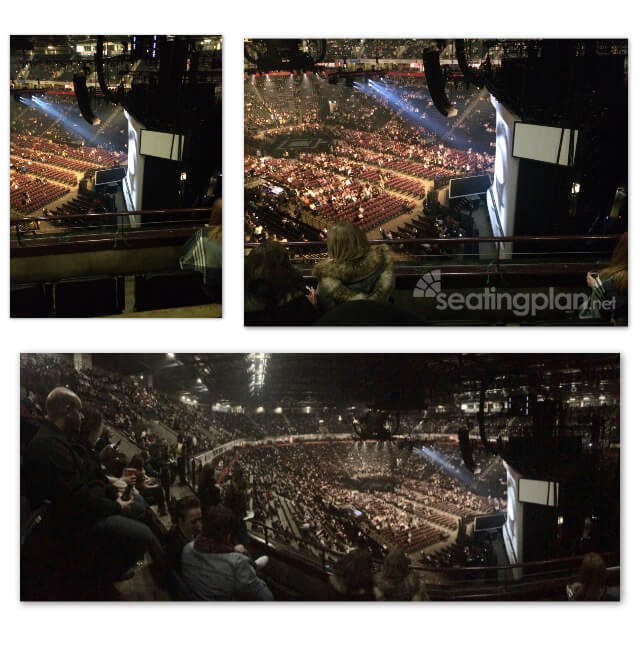 View of Adele at Manchester Arena from Seat Block 217