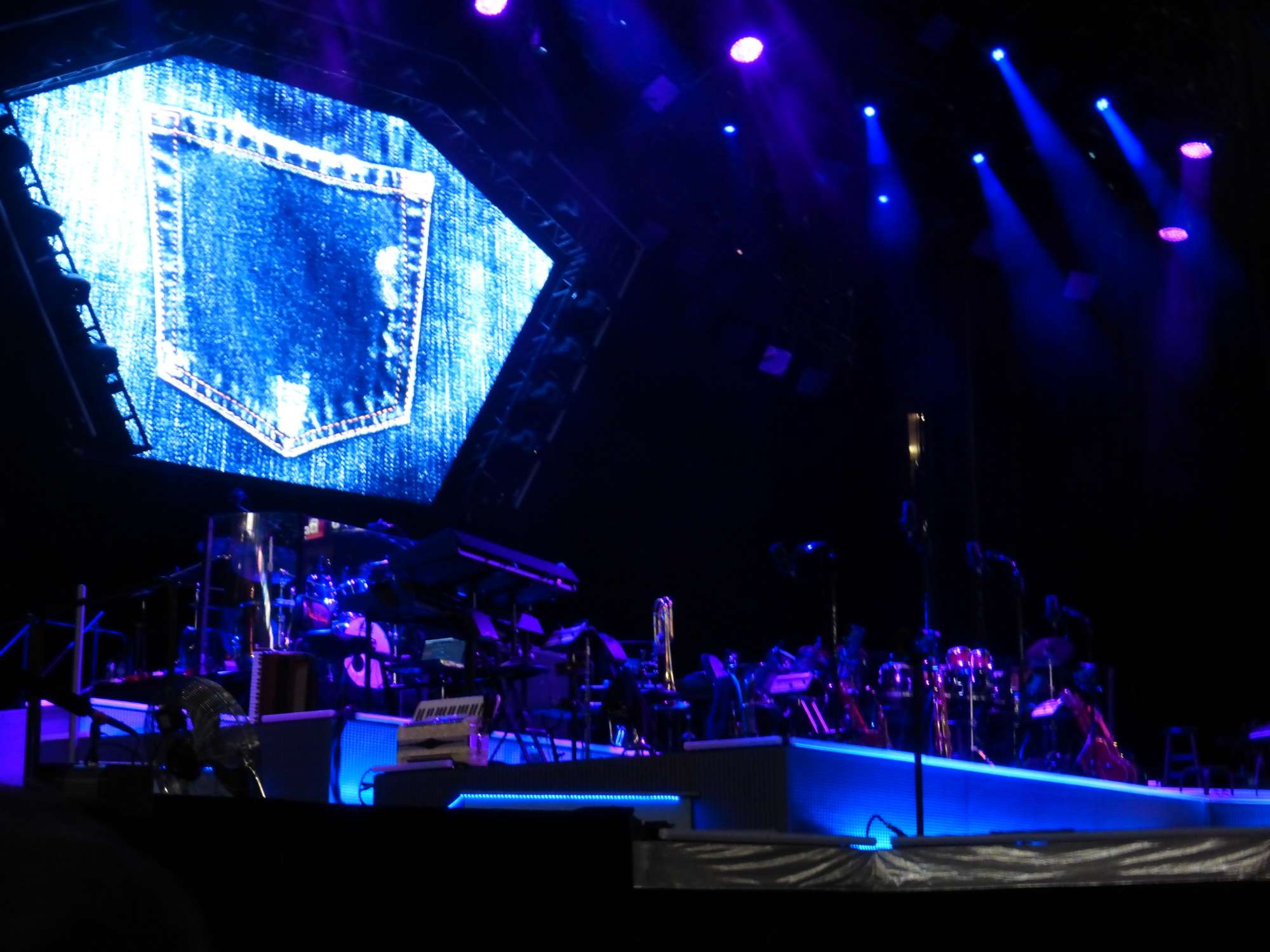 View of Neil Diamond  at Manchester Arena from Seat Block C