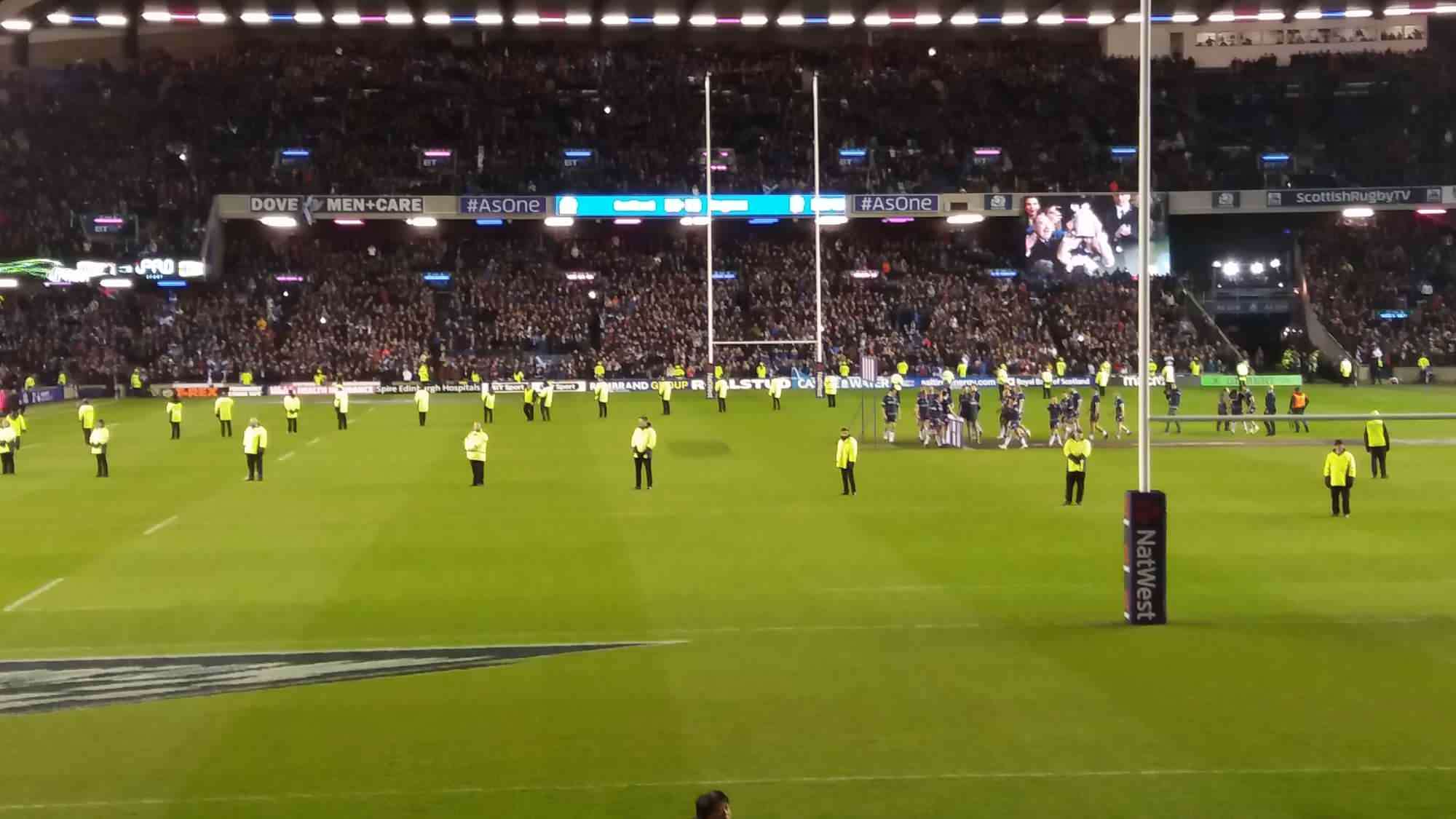 View of  Murrayfield from Seat Block N9