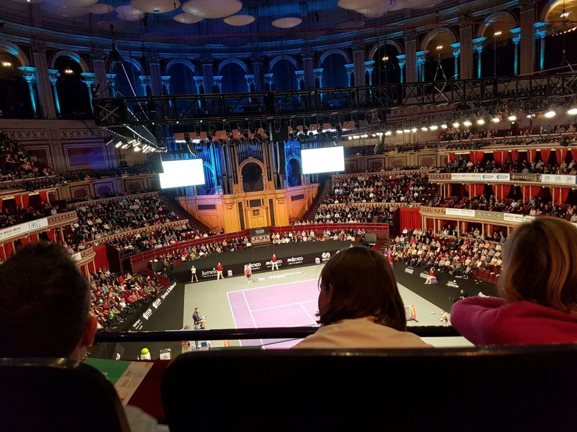 View of Tennis at Royal Albert Hall from Seat Block T