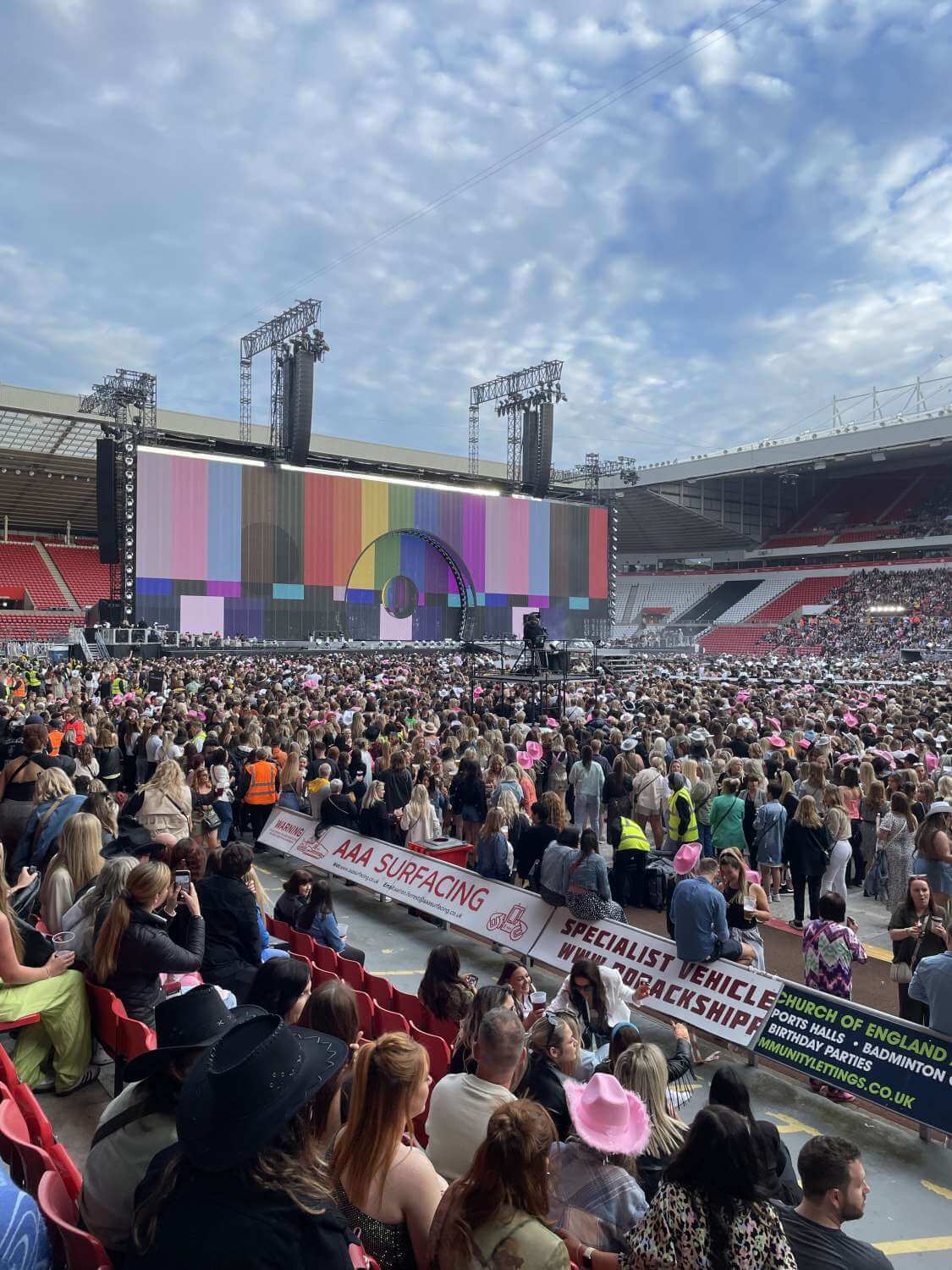 View of Beyoncé  at Sunderland Stadium Of Light from Seat Block L2, Row 8, Seat 319