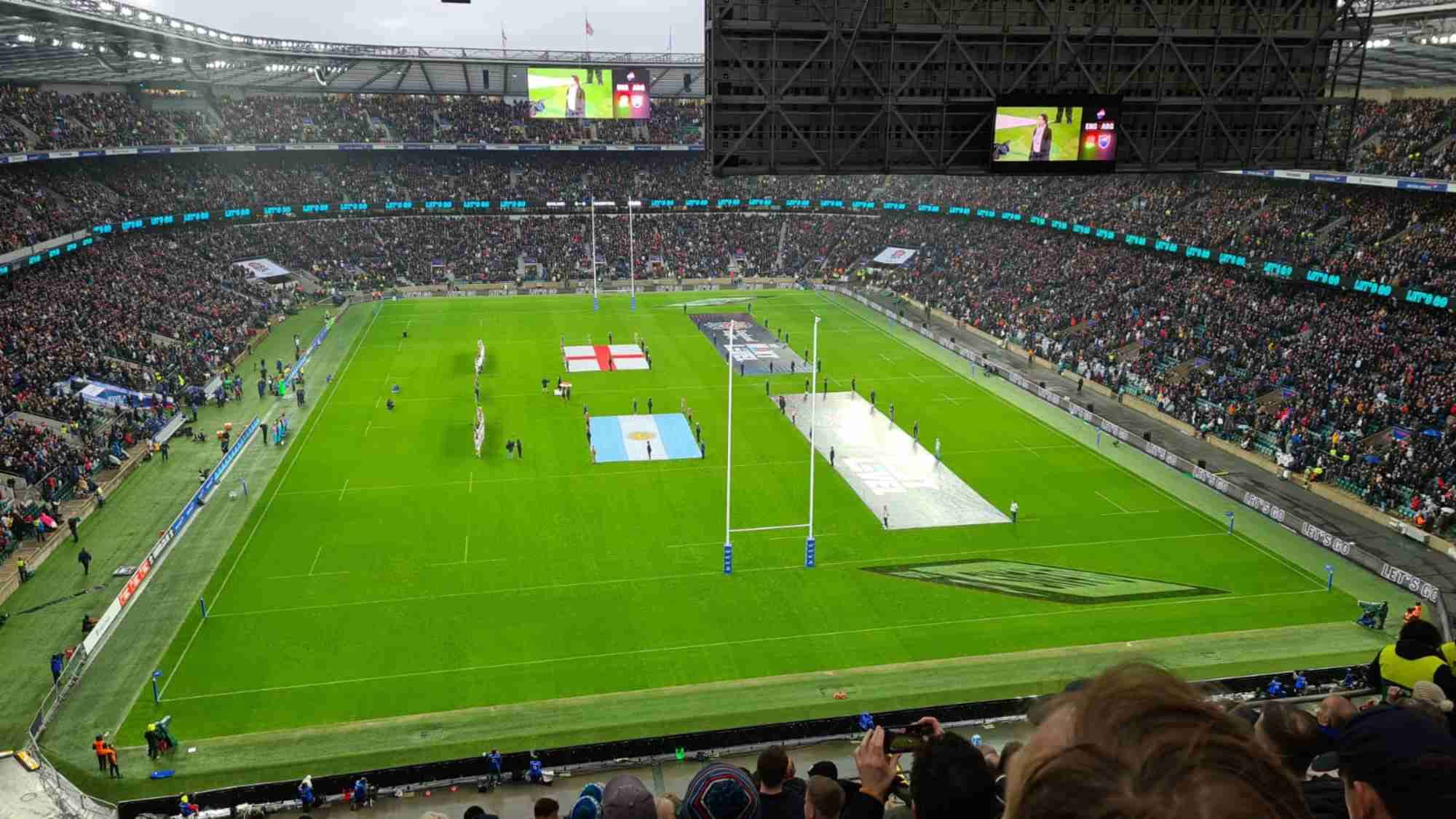 View of  Twickenham Stadium from Seat Block U47