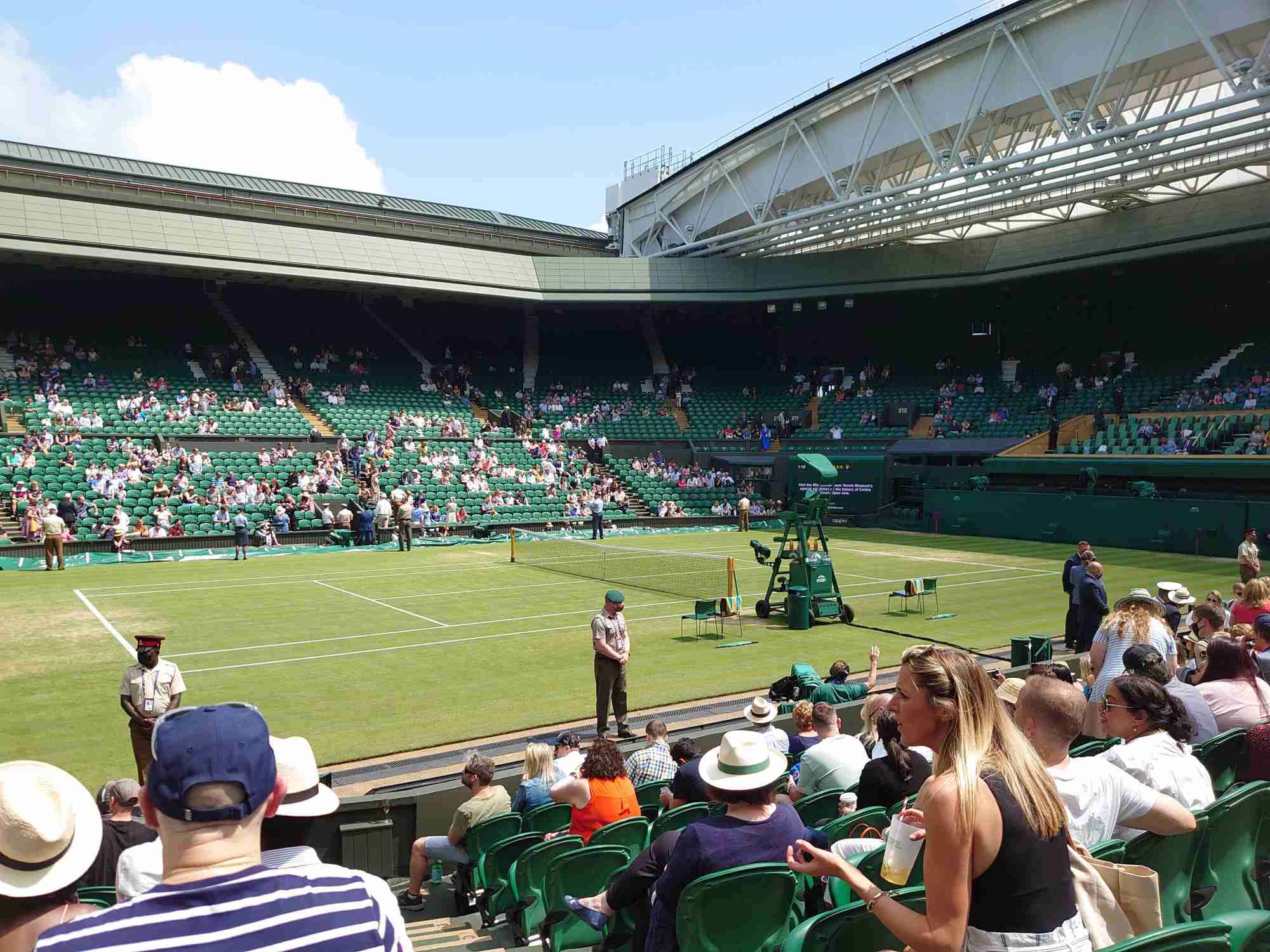 View of Wimbledon at Wimbledon - Centre Court from Seat Block 105